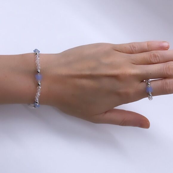 Wool + Pepper Co. Swarovski Butterfly Matching Set - Picture 4 of 5